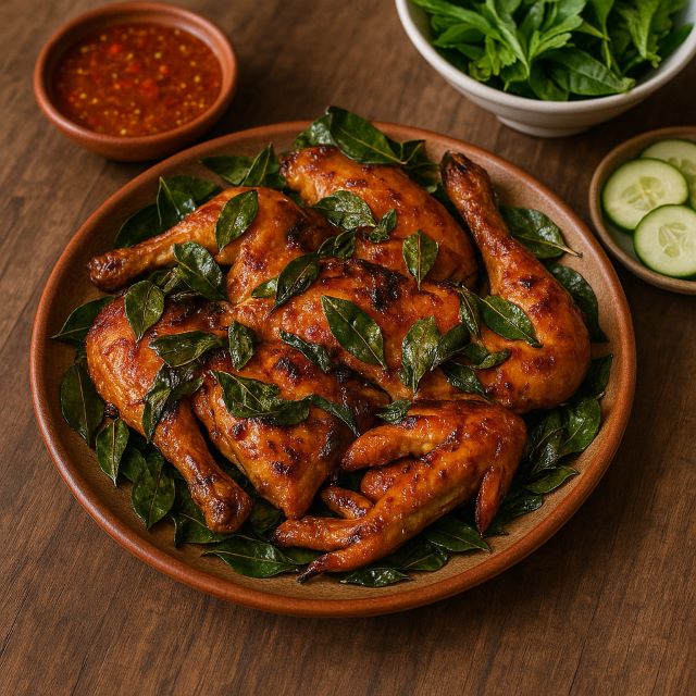 Gà nướng mắc mật Gà nướng mắc mật