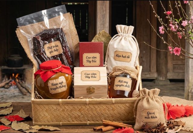 Sét quà biếu thịt Trâu gác bếp loại cao cấp